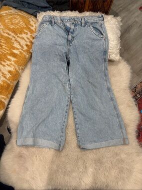Old Navy Light Wash Wide Leg Jeans